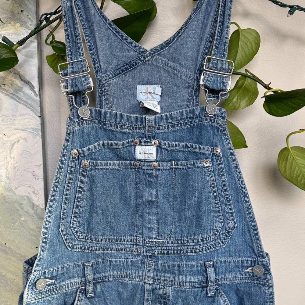 Vintage Calvin Klein Short Overalls - Picture 2 of 9